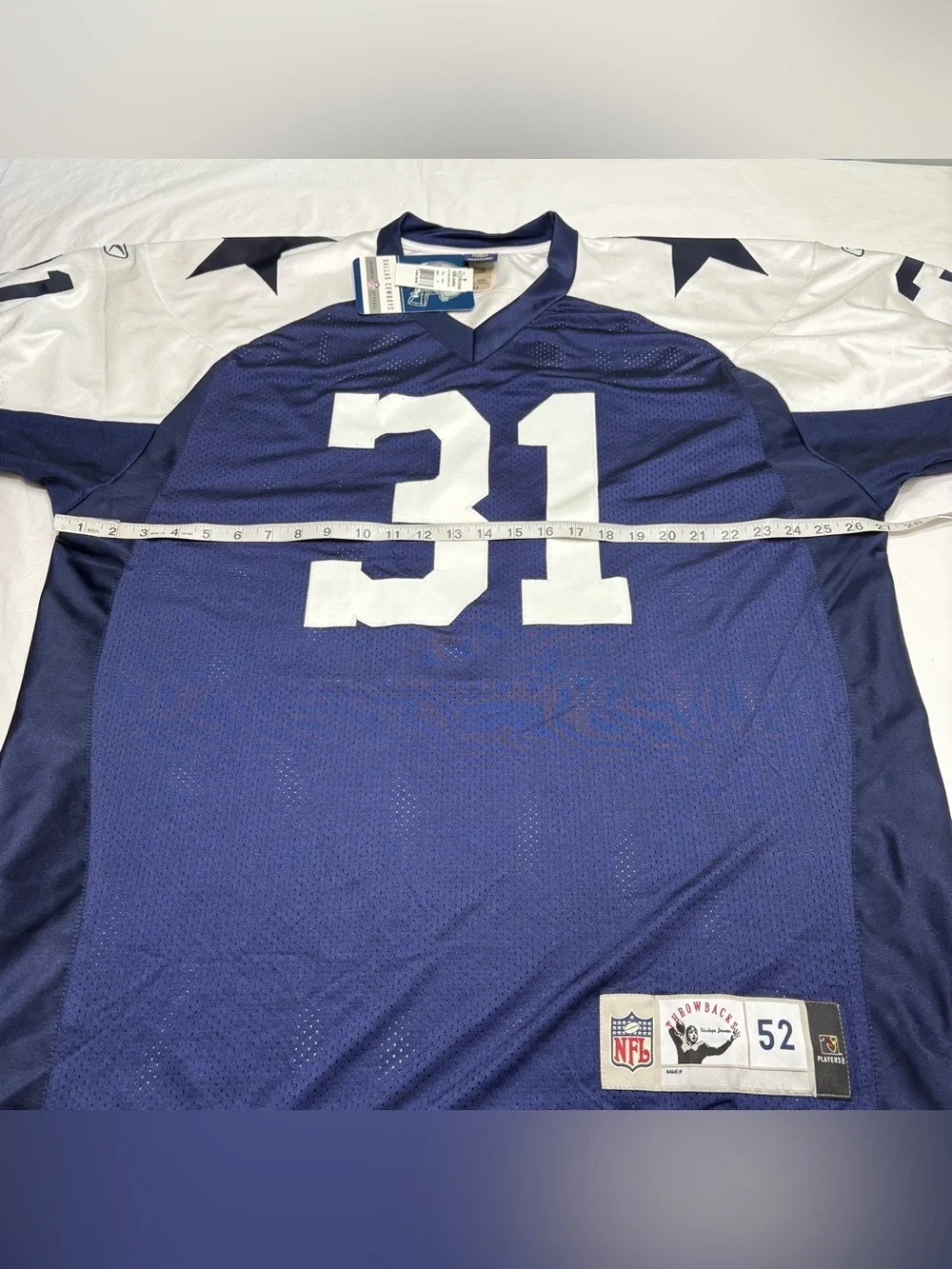 Reebok NFL Gridiron Classic R. Williams #31 Throwback Cowboys Jersey Mens 52 XXL